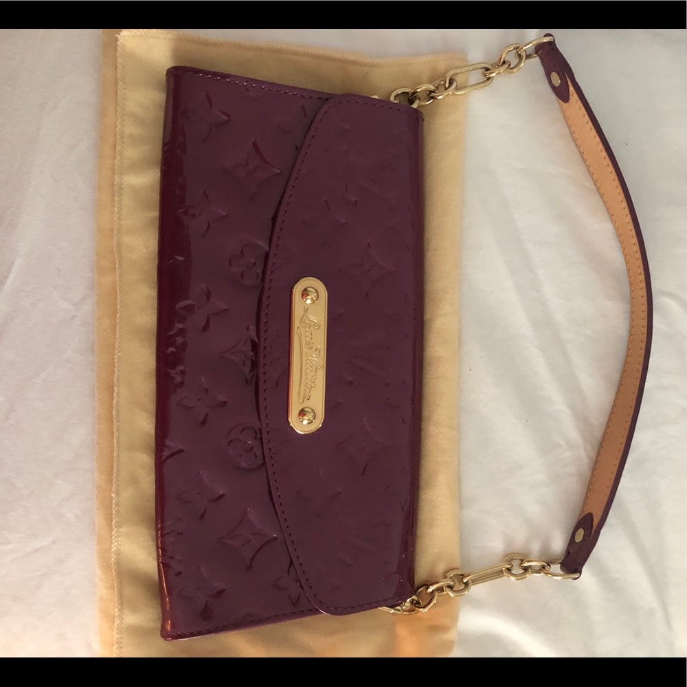 Louis Vuitton vernis purple bag